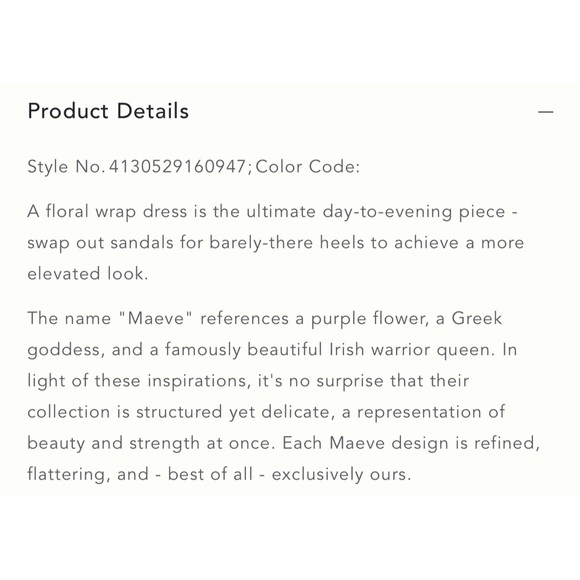 Anthropologie Maeve Aubrey Wrap Dress NWT Size 8 - Picture 12 of 14